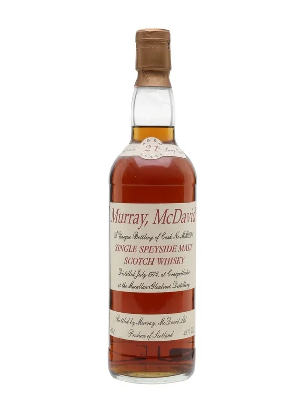 Macallan-Glenlivet 21 Year Old (Distilled 1974) Murray McDavid Scotch Whisky | 700ML