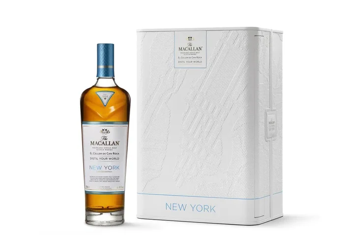 MACALLAN SCOTCH SINGLE MALT DISTIL YOUR WORLD NEW YORK LIMITED EDITION HIGHLAND 750ML