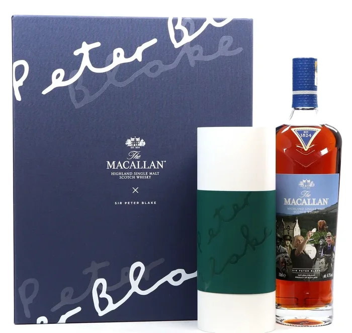 MACALLAN SIR PETER BLAKE COLLABERATION SCOTCH SINGLE MALT 750ML
