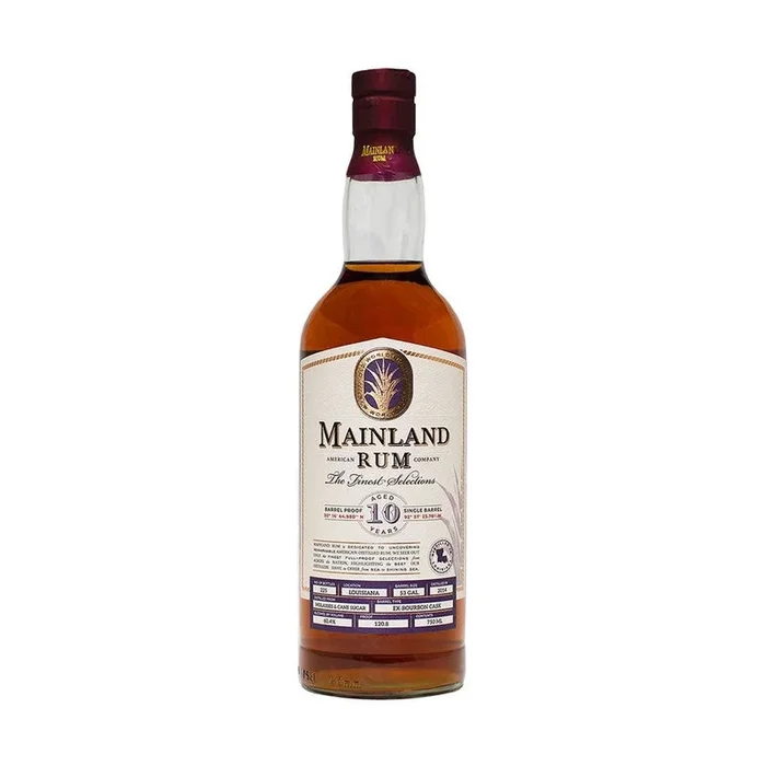 Mainland American Rum Co. Louisiana 10 Year Old Rum