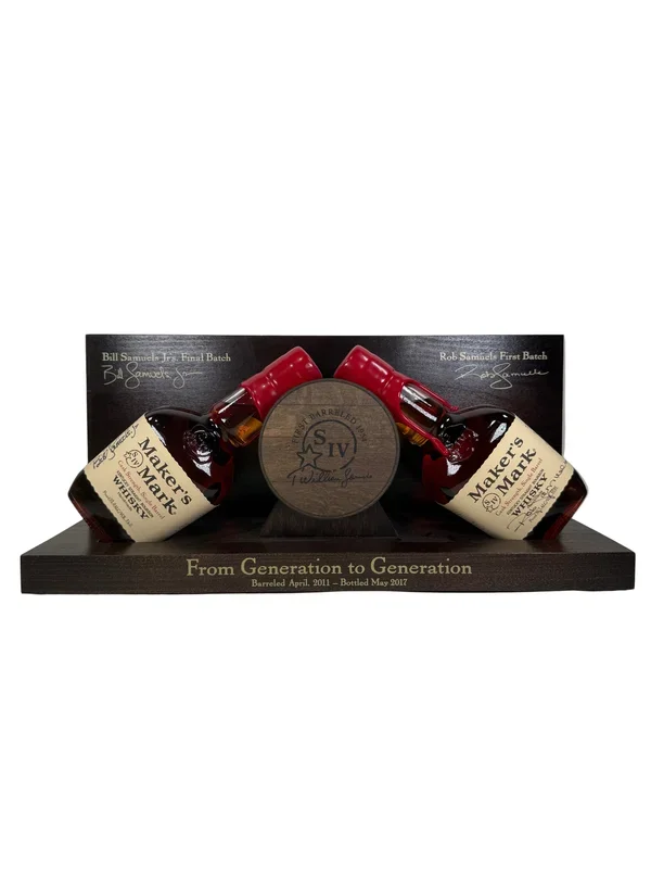 Maker’s Mark Generation to Generation Wooden Display Kentucky Straight Bourbon Whisky 375ml