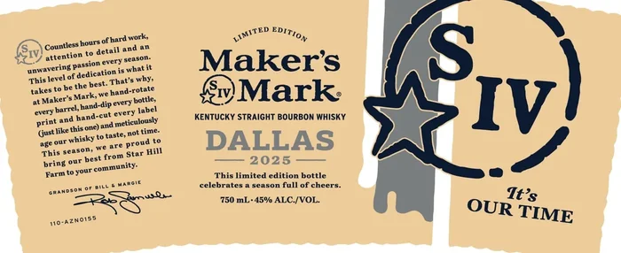 Maker’s Mark Dallas 2025 Limited Edition Bourbon