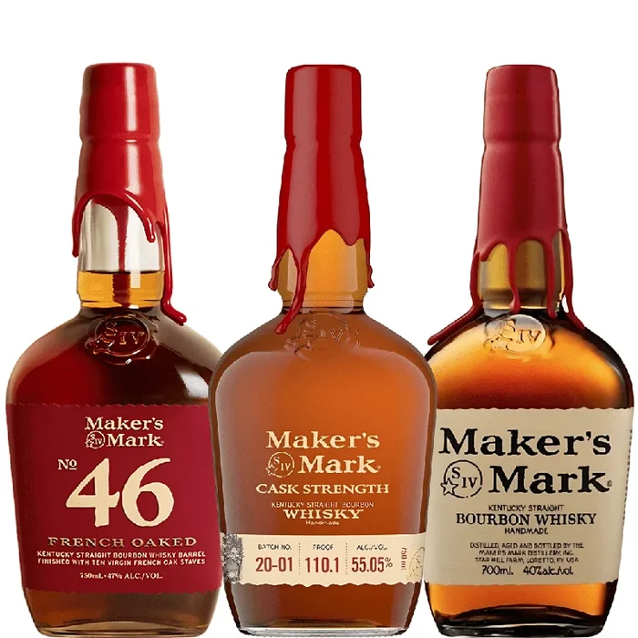 Maker’s Mark Red Wax Reserve Bundle – Original, 46 & Cask Strength