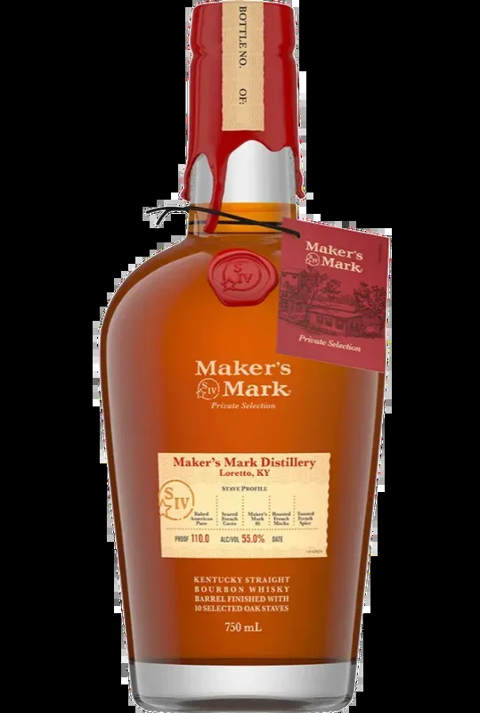 MAKERS MARK BOURBON PRIVATE BARREL SELECT 110PF KENTUCKY 750ML