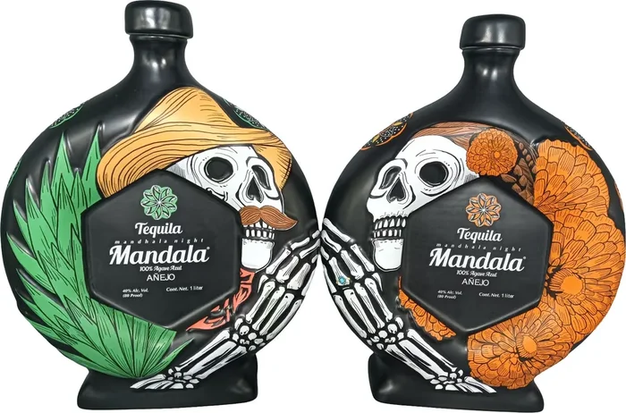 Mandala Tequila Anejo Dia De Los Muertos 1L 2025