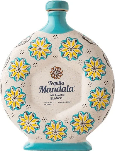 Mandala Tequila Blanco Ceramic 1L