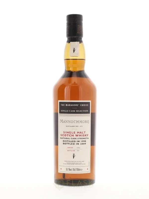 Mannochmore 1998 Managers Choice Sherry Cask Strength #6582 Single Malt Scotch