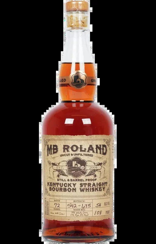 MB ROLAND BOURBON STILL & BARREL PROOF KENTUCKY 750ML