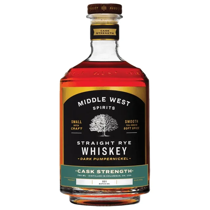 Middle West Spirits Cask Strength Dark Pumpernickel Rye Whiskey