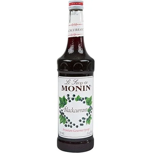 Monin Premium Gourmet Blackcurrant Syrup 750ml Bottle (black currant)