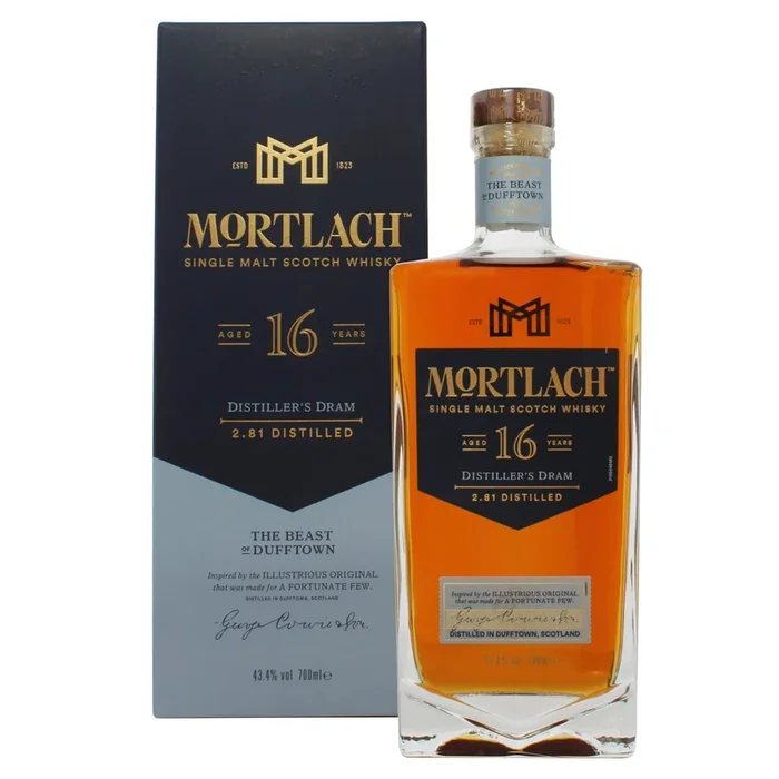 Mortlach Single Malt Scotch Distiller’s Dram 16 Year Whiskey