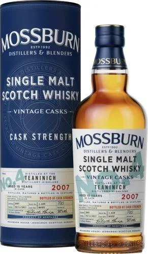 Mossburn No.4 Teaninich Cask Strength Scotch Whisky 10 Year Old 750ml