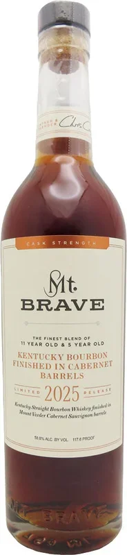 Mt. Brave Cabernet Barrel Finish Kentucky Straight Bourbon Whiskey 750ml