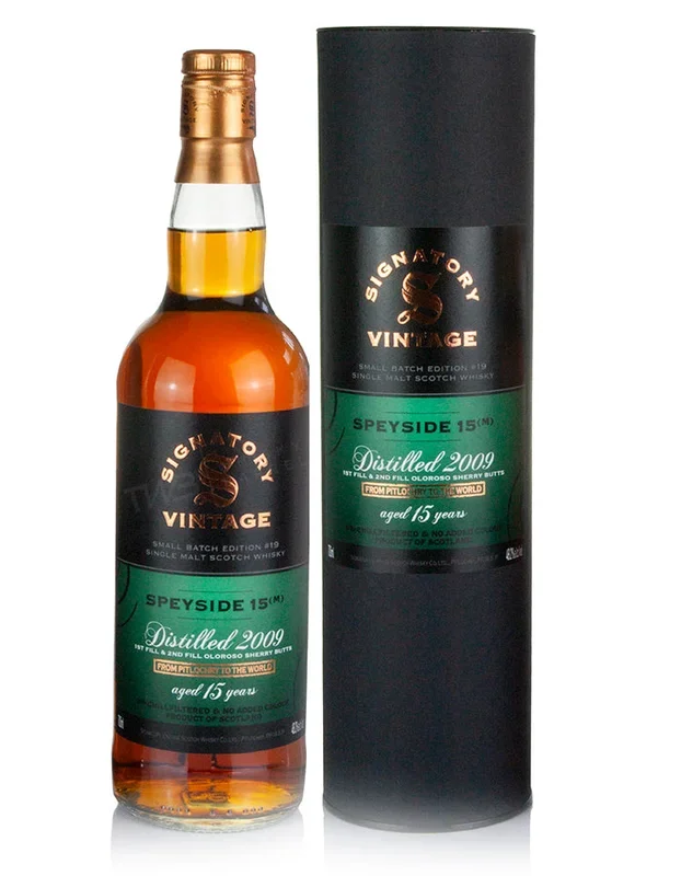 Mystery Malt (Macallan) 15 Year Old 2009 Signatory Small Batch #19