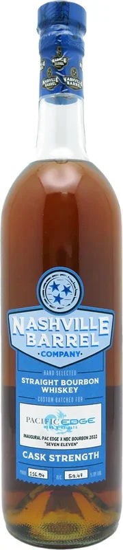Nashville Barrel Co. Cask Strength Straight Bourbon Whiskey 750ml