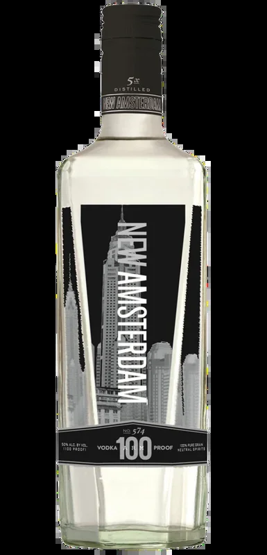 NEW AMSTERDAM VODKA 100PF 750ML