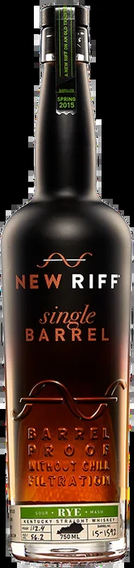 New Riff Single Barrel #2628 Kentucky Rye 104.3 Proof Whiskey