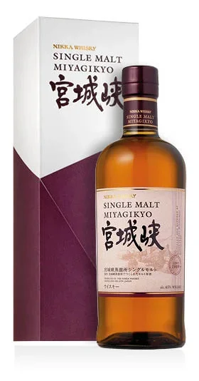 NIKKA WHISKEY SINGLE MALT MIYAGIKYO PEATED BOTTLED IN 2021 JAPAN 750ML