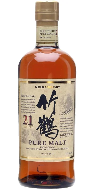NIKKA WHISKY PURE MALT TAKETSURU JAPAN 21YR 750ML