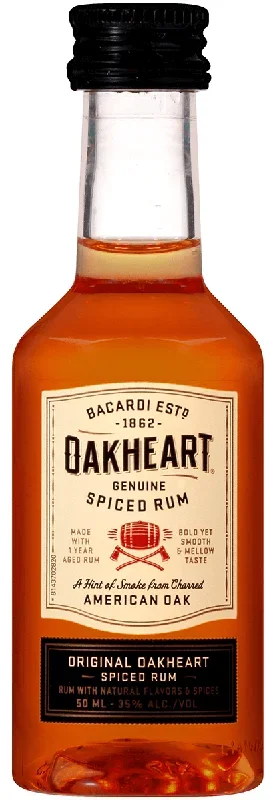 Nip Rum Bacardi Oakheart Spiced