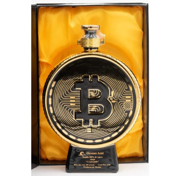 Oceano Azul Cryptoquila Anejo Tequila 1Ltr