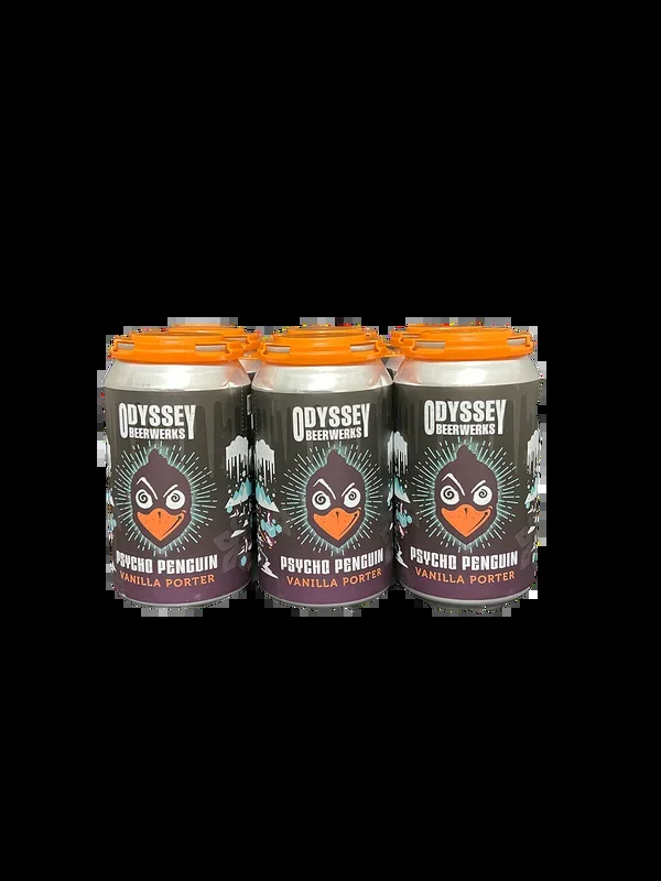 Odyssey Psycho Penguin Vanilla Porter 6 Pack Cans