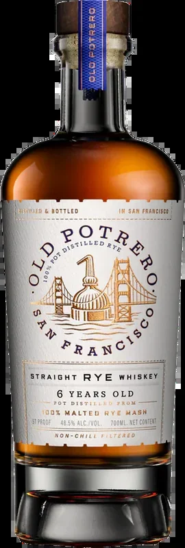 Old Potrero 6 Year Old Straight Rye Whiskey (700mL)
