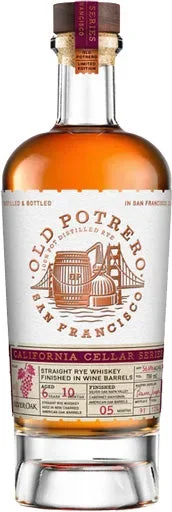 Old Potrero Wine Barrel Silver Oak Napa Valley Finish Rye Whiskey 6 Year Old 700ml