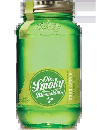 OLE SMOKY MOONSHINE SOUR APPLE 70PF 750ML