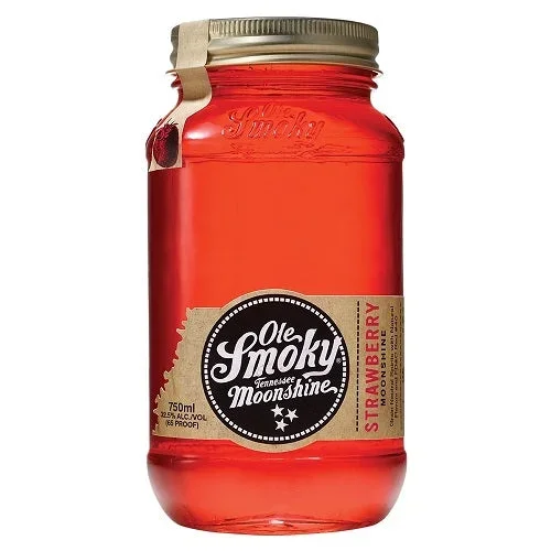 Ole Smoky Strawberry Moonshine 65 Proof 750ml