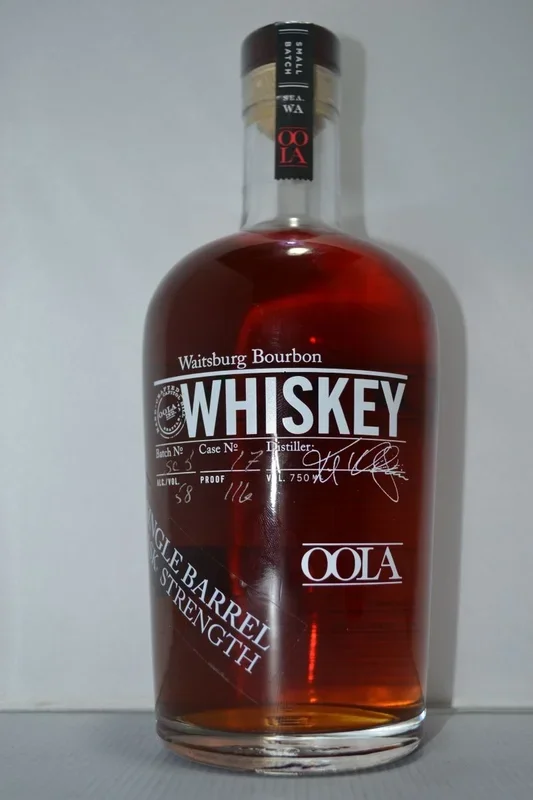 OOLA WAITSBURG BOURBON SINGLE BARREL CASK STRENGTH WASHINGTON 750ML