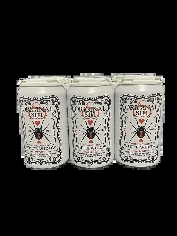 Original Sin White Widow Non-Alcoholic Cider 6 Pack Cans