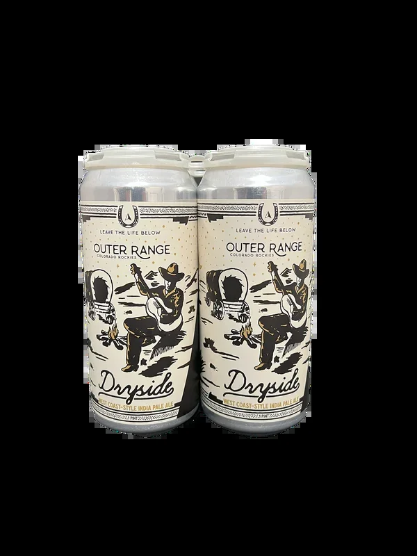 Outer Range Dryside West Coast Style IPA 4 Pack Cans