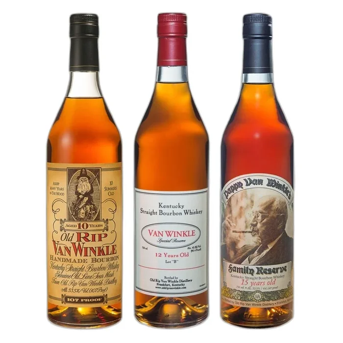 Pappy Van Winkle 10 Year Bourbon 12 Year 15 Year Bundle