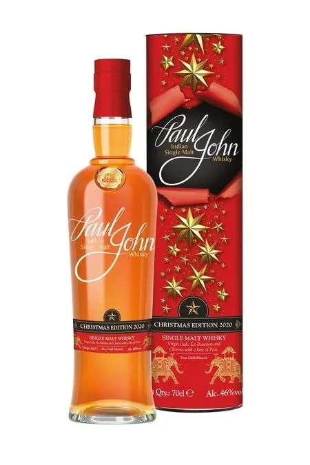 PAUL JOHN WHISKY SINGLE MALT CHRISTMAS EDITION 2020 INDIA 750ML