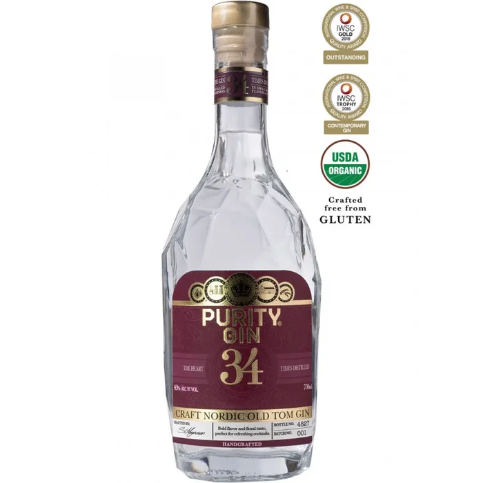 PURITY GIN OLD TOM ORGANIC SWEDEN 750ML
