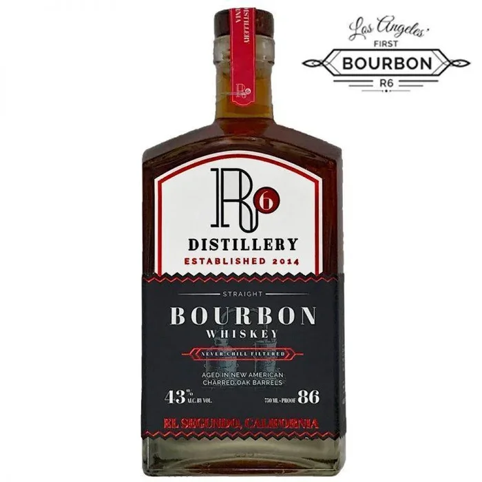 R6 Distilling Co. Bourbon Whiskey 750ml