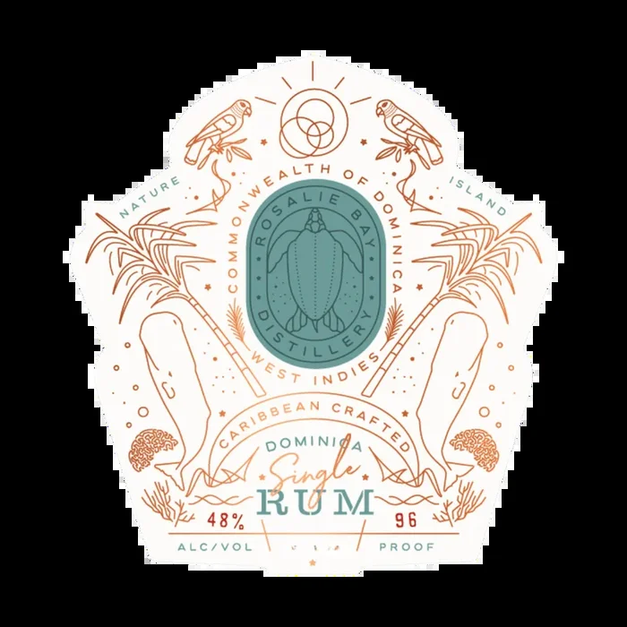 Raising Glasses Rum Rosalie Bay Dominican Small Batch (375ml)