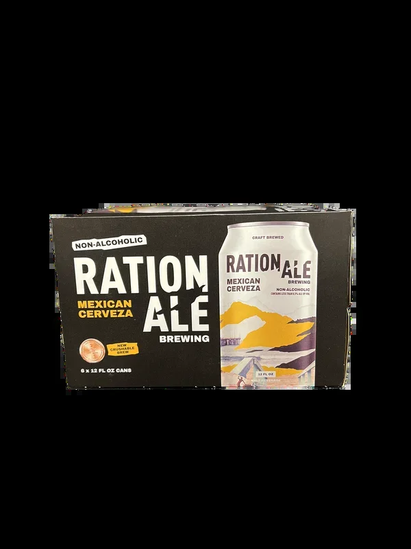 Ration Ale Non-Alcoholic Mexican Cerveza 6 Pack Cans