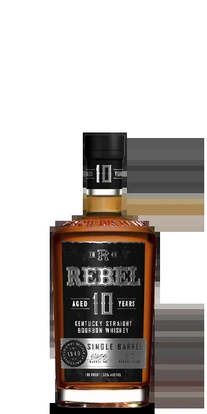 Rebel 10 Year Old Single Barrel Bourbon Whiskey