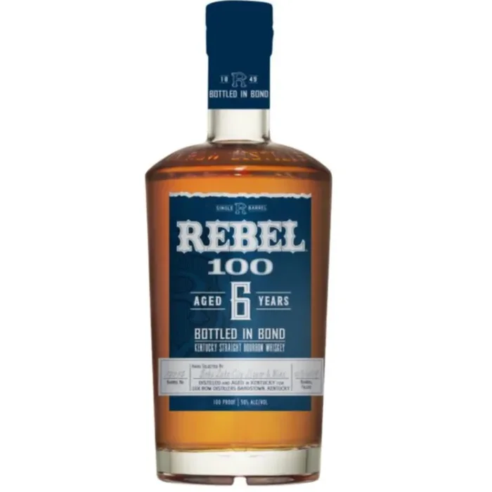 Rebel Kentucky Straight Bourbon Whiskey 6 Year 100 Proof Bottled In Bond Single Barrel
