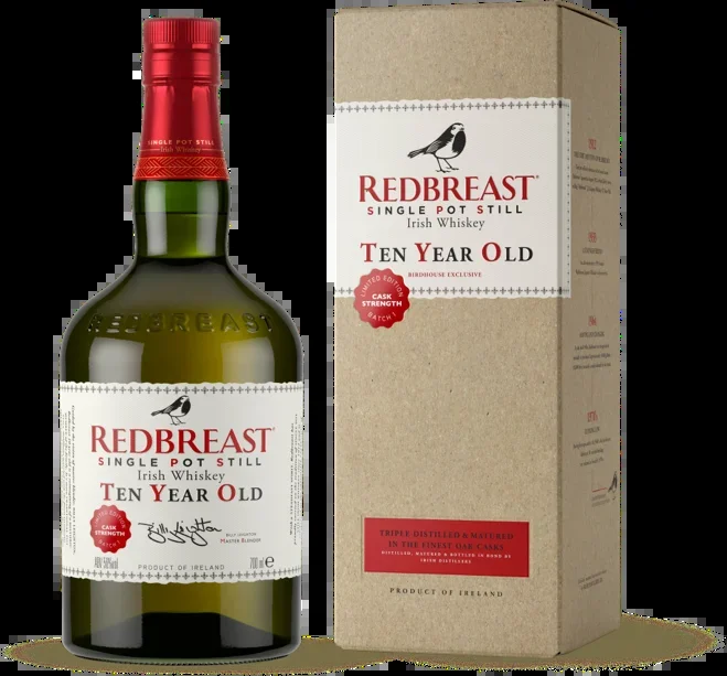 Redbreast 10 Year Old Irish Cask Strength Whiskey