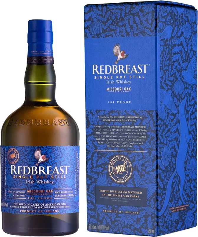 Redbreast Missouri Oak Edition Single Pot Still Irish Whiskey 101 Proof 750ml
