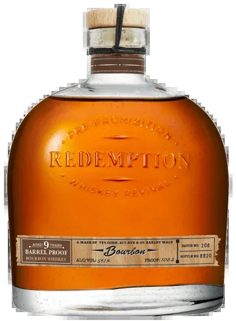 REDEMPTION BOURBON BARREL PROOF KENTUCKY 9YR 750ML