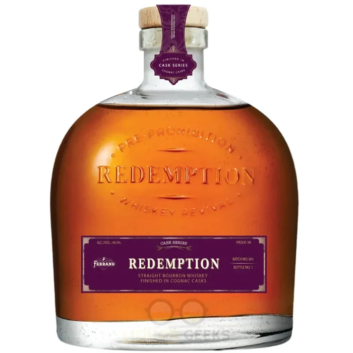 Redemption Straight Bourbon Whiskey Finished In Cognac Casks Cask Series Batch No. 1