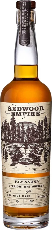 Redwood Empire Van Duzen Rye Whiskey 700ml