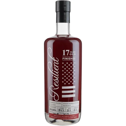 Resilient 17 Year Straight Bourbon Whiskey Sherry Cask