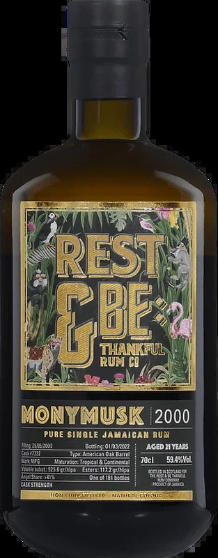 Rest & Be Thankful Co. Monymusk Single Cask Rum