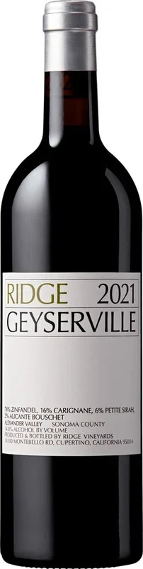 Ridge Vineyards Geyserville Zinfandel 2021 750ml