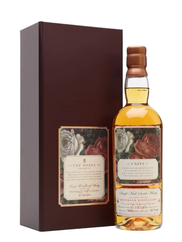 Rosebank 21 Year Old Unity Lowland Single Malt Scotch Whisky | 700ML